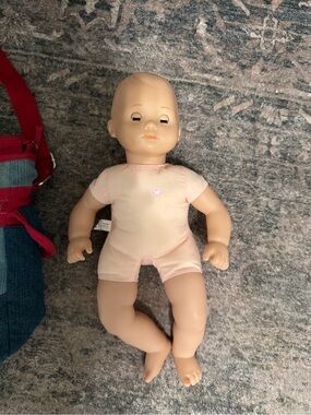 Bitty Baby from American Girl Pink Doll Outfit Piece and purse